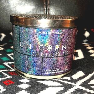 Bath and Body Works candle Unicorn Sprinkles